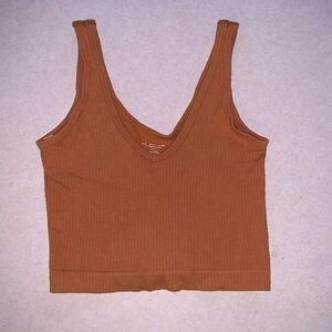 Urban outfitters, out from under burnt orange crop top. Size small